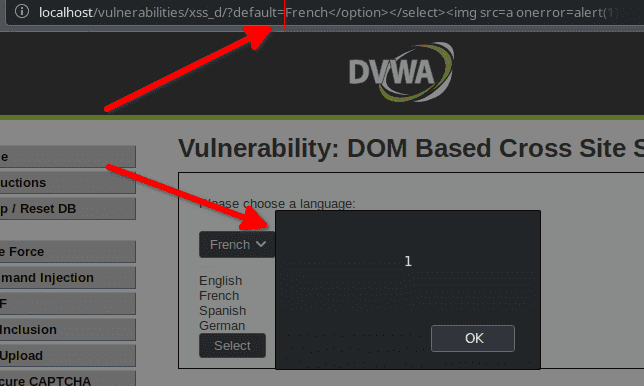 Exploiting DVWA Using Reflected Cross-Site Scripting (XSS)